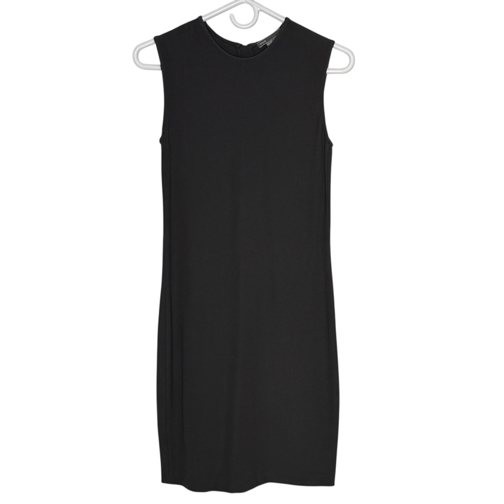 Women’s Vince Size XS Gray (Charcoal) Micro Ribbed Knit Sleeveless Sheath Dress